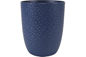EDA - Cache-Pot Opale Ø 12,5 cm - Spécial Orchidées - Bleu Profond