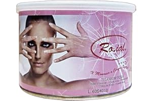 roial Cura Farma Ceretta Depilazione 400Ml Titanio Rosa - 400 g