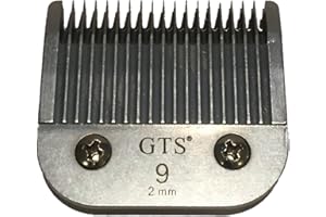 GST Lames de tondeuse A5 2 mm #9 pour Wahl, Andis, Aesculap, Moser, Oster, Liveryman