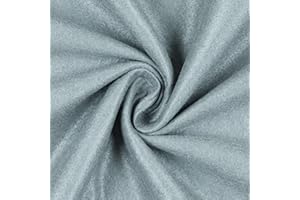 Mondo Tessuti - Cortes de tela tela Lenci - Fieltro de 1 mm - Disponible en diferentes tamaños y 60 colores (100 x 190 cm, gris bebé)