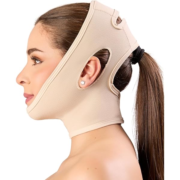 ikido post surgery face compression garment chin strap band