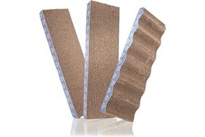 Bella & Balu tiragraffi per il tuo gatto | Set di 3 in cartone incl. 1x tiragraffi ondulato e protezione per mobili