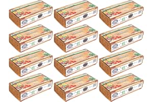 Humusziegel Brique d'humus - 100 L de terreau en Fibre de Coco - 12 x 600 g - Naturel et sans Tourbe - Convient comme Sol de Palmier, Plantes d'intérieur, et comme terreau pour Plantes