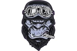 FINALLY HOME Toppa termoadesiva per giubbotti in pelle, da motociclista o da applicare con ferro da stiro, da applicare con ferro da stiro, da motociclista