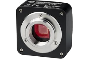 Bresser Optics MIKROCAM SP 5.0 Aluminio - Accesorio para microscopio (Cámara, Aluminio, Negro, Aluminio, 175 g, 58 mm, 37 mm)