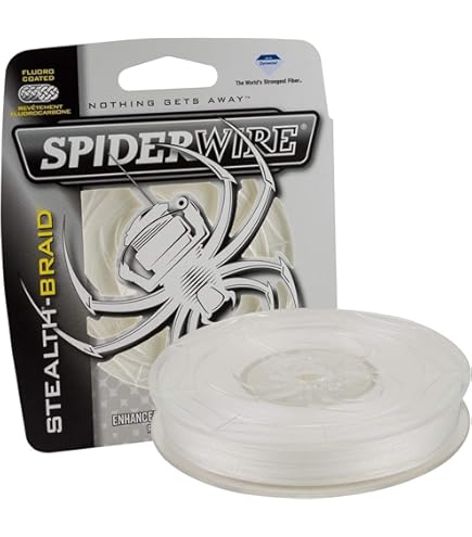 Spiderwire Stealth Trenzado - Seda De Pescar Translúcida, 20 Libras, Verde Musgo
