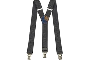 Decalen Bretelles pour Hommes et Femmes Une Taille Convient Tous Les Clips Forts Style Y Diverses Couleurs