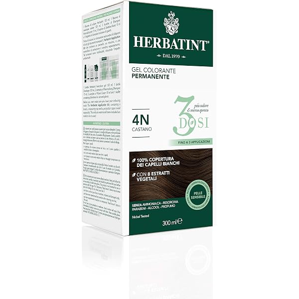 Herbatint Dauerhafte Haarfarbe – Mit 5 Pflanzenextrakten, 150 Ml, Ohne Ammoniak & Silikone