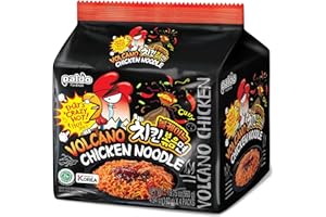 PALDO FUN & YUM 16x Hähnchen Nudeln sehr scharf a 140g Instantnudeln aus Korea Volcano Chicken Noodle Huhn