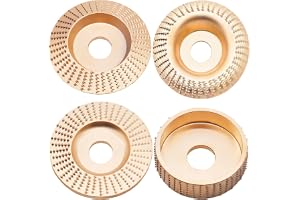 Frässkiva för vinkelslip trä 115/125 mm vinkelslip med 22 mm (7/8 tum) träslipskivor för formning, slipoundskärning (100 och
