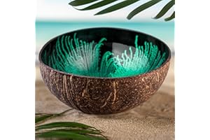 Kaloogo Cocobowl Splash Kokosnuss Deko Schale (mint, organisch)