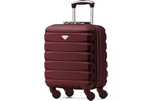 Flight Knight Valigie Rigide in ABS Leggere con 4 Ruote, da Cabina e Stiva, Approvate per oltre 100 Compagnie Aeree tra cui EasyJet, British Airways, RyanAir, Virgin Atlantic, Emirates e molte altre