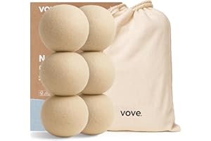 VOVE Pelota secadora de cáñamo – 6 unidades