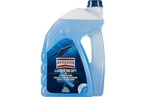 Arexons 8416 Lavavetri DP1 Pluristagione con Beccuccio Versatore Antispreco, Azione Anti Pioggia e Sgrassante, Rimuove Ogni Tipo di Sporco, 4,5L