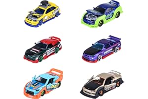 Majorette – JDM Legends Deluxe Cars 6+1 Assortiti – Modellini Auto Giapponesi da Collezione in Metallo Die-Cast, Collezione Premium con Parti Apribili, 8504101001, dai 3 Anni in su