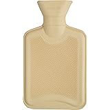 Vagabond Single Side Ribbed Buttermilk Hot Water Bottle, 1 Litre, Ivory