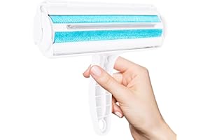 Agahez - Togli Peli Animali – Rullo Togli Gatti e Cani - Spazzola Peli Animali Cane Gatto – Spazzola Raccogli Pelo per la Pulizia Cuccia, Tappeti, Vestiti e Divani