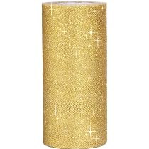 Set 6 Nastri Glitterati Metallizzati Tanstic | Oro, Argento, Rosso, Viola, Verde, Rosa | 1,2 Cm X 22,9 Mt Per Pacchetti Regalo