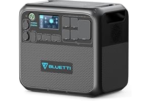 BLUETTI Solar Generator AC200MAX 2048 Wh, LiFePO4 Battery Power Station with 4 2200 W AC Sockets, Expandable Capacity up to 8192 Wh, Power Storage, Emergency Generator for Power Outage, Travel