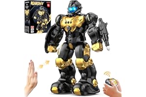 SONOMO Roboter Kinder Spielzeug ab 6 Jahre, Große Programmierbare Ferngesteuerter Smart Walking Dancing RC Roboter Spielzeug,2.4GHz Sensing Gestensteuerung, Geburtstagsgeschenke