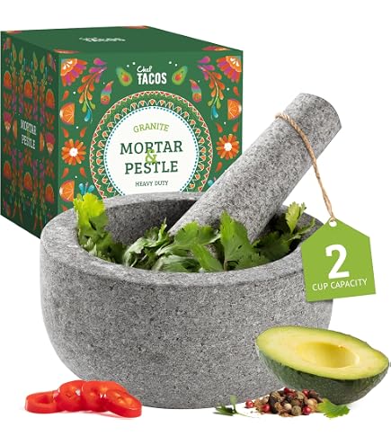 KLEO 4 pollici di pietra verde naturale mortaio e pestello set come spezia, medicina macinacaffè - Mortar Pestle Set