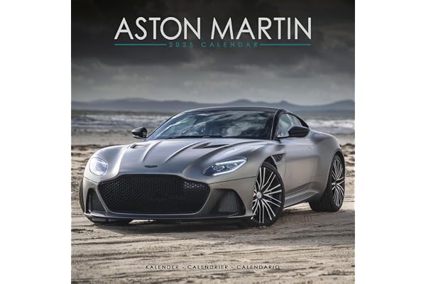 Aston Martin Calendar 2025 Square Car Wall Calendar - 16 Month