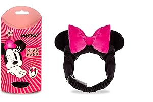 MAD Beauty Disney Minnie Headband, Fascetta per Capelli, Donna, Femminile, 12 Unità, Rosa e Nero, Compleanno