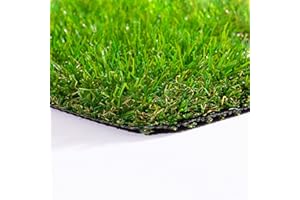 ‎STEFFENSMEIER Steffensmeier Kunstrasen Montana |++sehr hohe UV- beständigkeit+++|Soft|Outdoor|Meterware|Rasenteppich|wasserdurchlässig|Grün, Größe: 100x50 cm