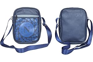 LIGUORO SHOP Borsello Tracolla Napoli Campione D'Italia Terzo Scudetto Logo Prodotto Ufficiale Enzo Castellano