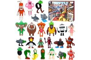 TOGETDREAM 24 Piezas Calendario de Adviento italiano Brainrot 2025, Calendario de Adviento 24 Días Tralalero Tralala Figura Italian Brainrot Figuras Divertidos Adornos Creativos para Niños Navidad Decoración (C)