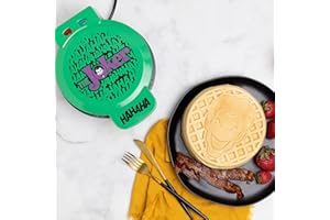 Uncanny Brands DC Comics The Joker Waffle Maker – Makes Joker Waffles – Fun Kitchen Appliance – Non-Stick, Compact and Easy to Use