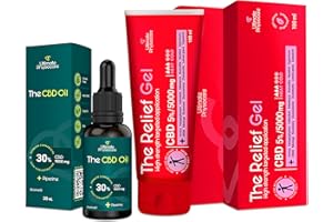 ULTIMATE PHYSIOCARE CBD Pack | Crema CBD 5% 5000mg 100ml y Aceite CBD 30% 9000mg 30ml | Cannabidiol