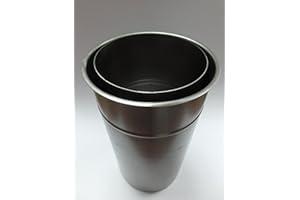 TERMATECH Mauermuffe Wandfutter Ø150mm 400mm kürzbar Doppelwandfutter für Rauchrohr Ofenrohr Kaminrohr