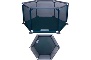 Koo-Di Wriggle Room Lightweight Playpen, Baby and Toddler Playpen, Safe Play Space for Home and Garden, Perfect for Babies 0 to 3 Years