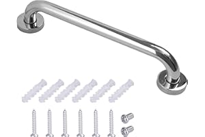 MENGH-SHOP Barre d'appui en Acier Inox Poignée de Baignoire de Salle de Bain pour WC Toilette pour Personnes Âgées/Handicapées/Enfants/Enceinte 40 cm