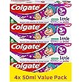 Colgate Kids Toothpaste Multipack 3+ Years – gentle toothpaste for kids – contains dentist-recommended level of fluoride – maximum cavity protection – 4x stronger enamel*