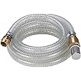 Original Einhell Saugschlauch 4 m (Pumpen-Zubehör, 4 m Länge, Messinganschluss 42 mm 1 1/4 Zoll IG, Schlauch verstärkt mit St