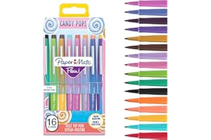 Flamastry Paper Mate Flair | Średnia końcówka (0,7 mm) | Candy POP i asortyment kolorów | 16 szt.