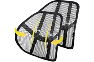 kingphenix Lumbar Support (2 Pack) with Breathable Mesh, Suit for Car, Office Chair