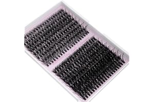 YOONOYA Pestañas pelo a pelo 320PCS Individuales Lash Cluster 80D+100D 9-16mm Mixed D Curl Pestañas Postizas Extensión de Pestañas (50D+60D-9-16mm-MIX)