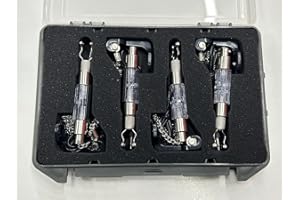 TMC 4 x illuminated Bite Indicators/hangers in case. Red, Yellow, Green & Blue