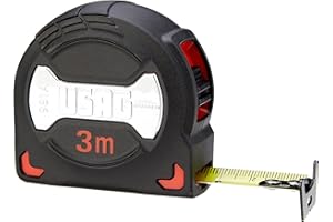 USAG U09810036 - 981 A - Mètre à ruban professionnel avec revêtement anti-choc