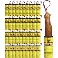 Hywean Fliegenfalle Klebestreifen Fliegenfänger Leimrollen, Fliegenband gegen trauermücken Fruchtfliegen und Obstfliegen…