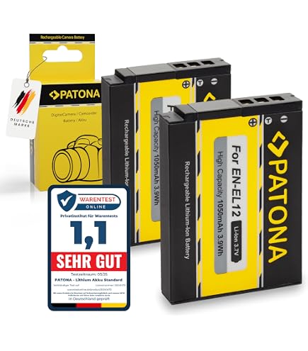 2x Nikon Coolpix S8200 Batteria marcata CELLONIC, 1100mAh 2x Nikon Coolpix S8200 Batteria marcata CELLONIC, 1100mAh