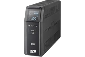 Apc By Schneider Electric Back UPS Pro - BR1200SI - USV 1200VA (8 Sorties CEI, Affichage Multifonction, Signal de Sortie purement sinusoïdale