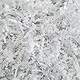 MagicWater Supply Crinkle Cut Paper Shred Filler (2 LB) for Gift Wrapping & Basket Filling - White |