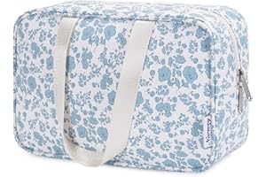 Narwey Neceser Bolsa de Aseo Grande Neceser Maquillaje Cosmético Kit de Aseo Organizador de Maquillaje para Mujeres y Niñas