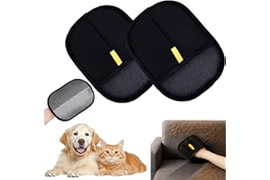 REGAPOG Fellmagnet, 2025 New Fellhandschuhe Fingerlos Katze- Wiederverwendbare Fell Magnet Handschuhe, Katzen Handschuhe Fellpflege Für Glattes und Gesundes Fell Für Kleidung, Sofas (2 PCS)