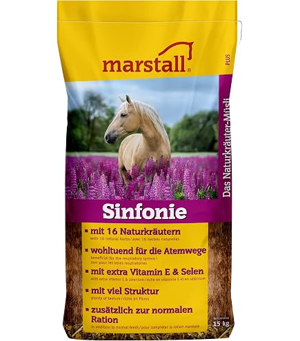 Marstall Premium Wiesen-Chips Pferdefutter – 15kg, Fruktanarm, Ohne Zusätze, Aus Allgäuer Naturwiesen