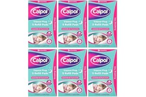 DOCLOGE SIX PACKS of Calpol Vapour Plug In Refills 5 Refills